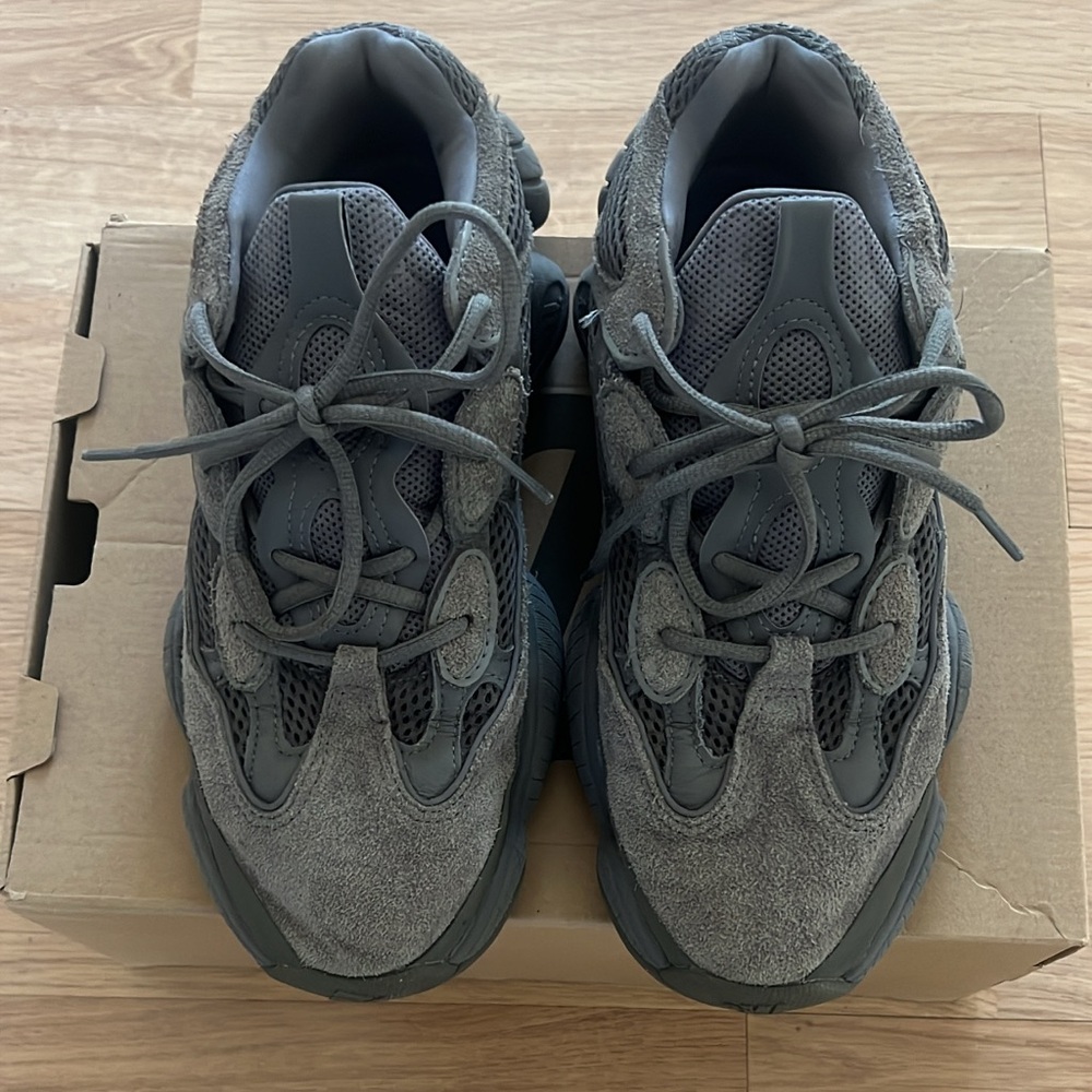 Adidas Charcoal Athletic Shoes